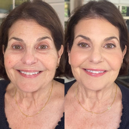 熟齡肌膚專用抗衰老腮紅與唇膏